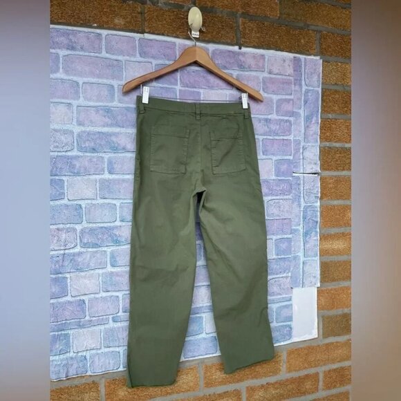 FRANK & EILEENBLACKSTONE UTILITY PANT IN ARMY GREEN 2 - Picture 6 of 13